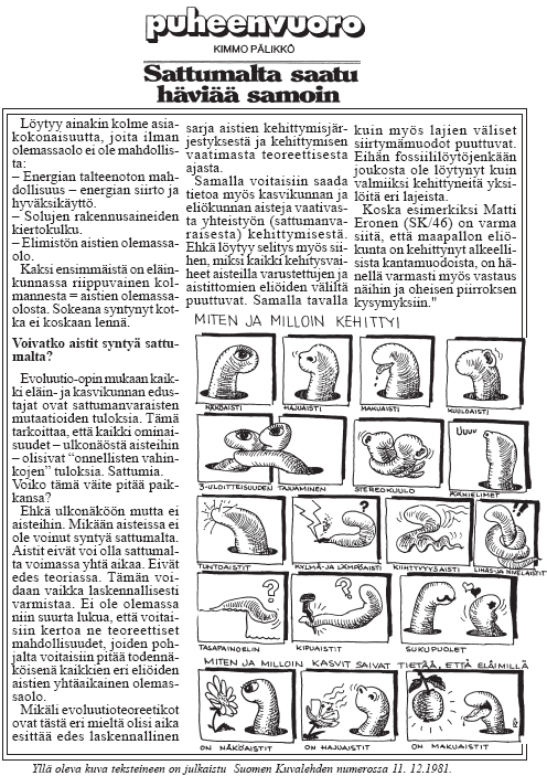 Puheenvuoro Artikkeli